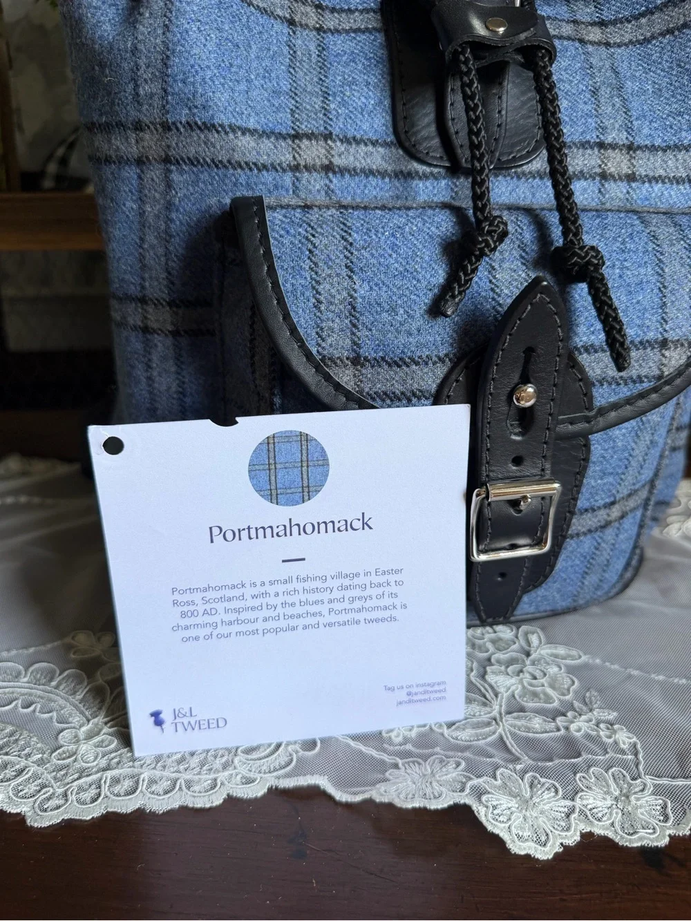 J&L Tweed classic blue
